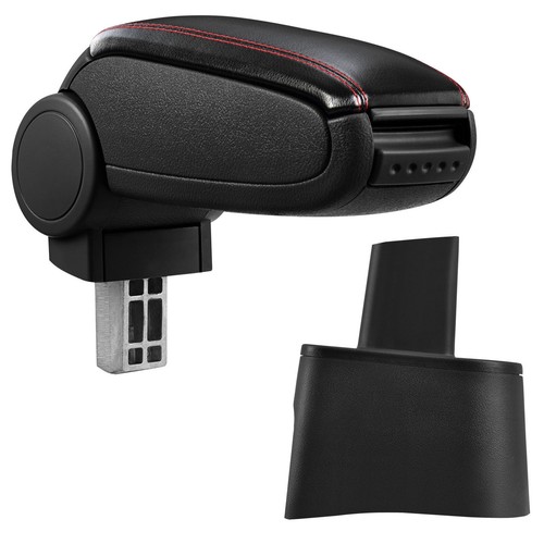 Center armrest leather cover - center,