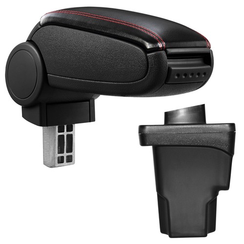 Center armrest leather cover - center,