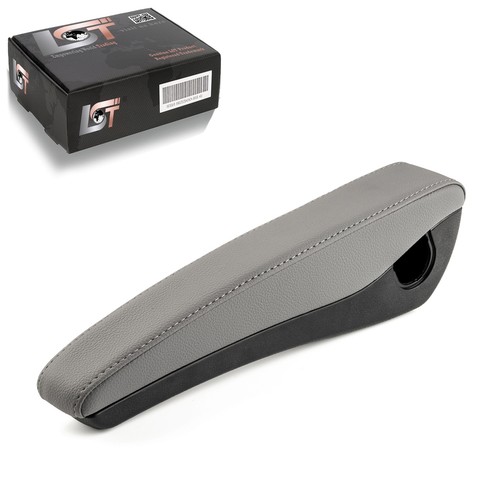 Armrest synthetic leather grey - leather,