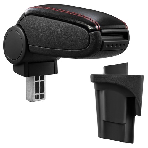 Center armrest leather cover - center,